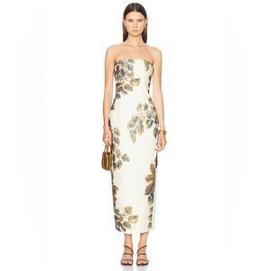 SIR. Strapless Floral Dress